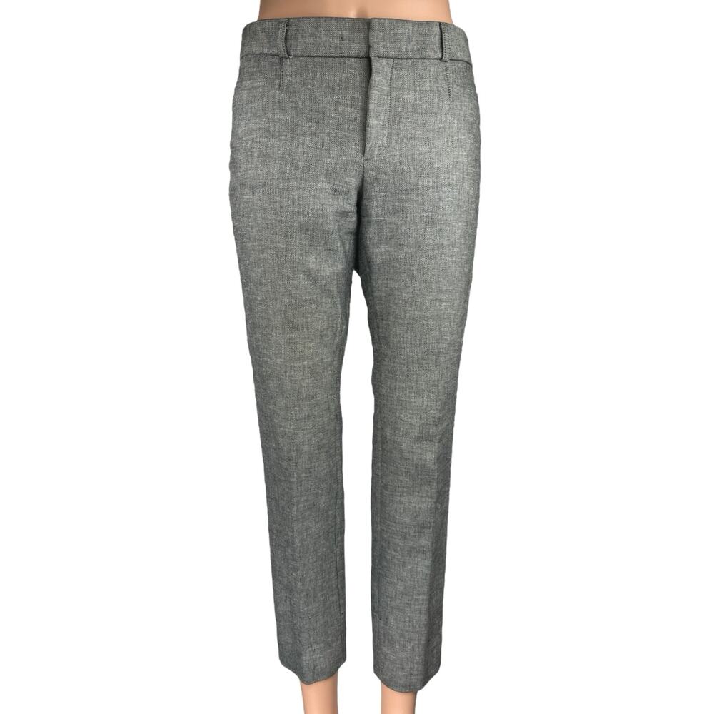 Banana Republic Sloan Women's Gray Straight Leg Trouser Dress Pants Size 4